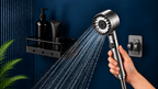 Lumo™ Filtered Shower Head | High-Pressure | 4 Adjustable Spray Modes | Water-Saving
